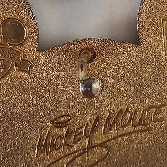 DISNEY Pin Trading ~ Mickey Mouse Club Ears ~ Flocked/Autograph/3D ~ 2004 - Picture 9 of 10